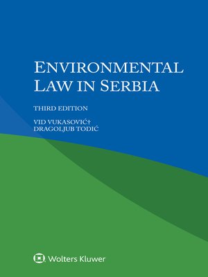 cover image of Environmental Law in Serbia